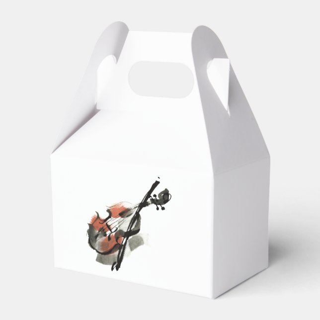 Violin Favour Box (Front Side)