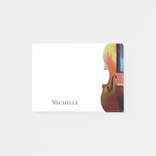 Violin Fiddler Cute Music Post-it Notes