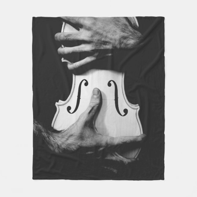 Violin  fleece blanket (Front)