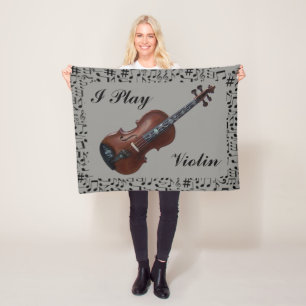 VIOLIN FLEECE BLANKET