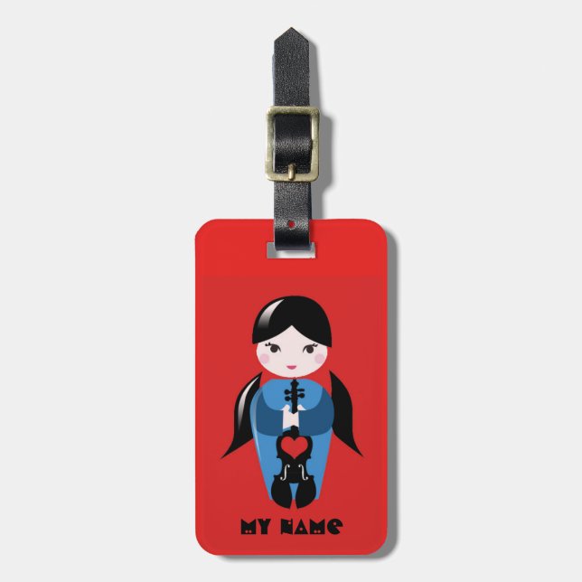 Violin Gift-Luggage Tag (Front Vertical)