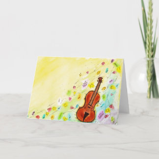 Violin- Greeting Card