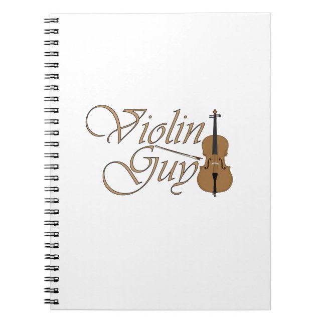 Violin Guy Notebook (Front)