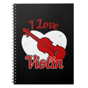 Violin - I Love Violin Notebook