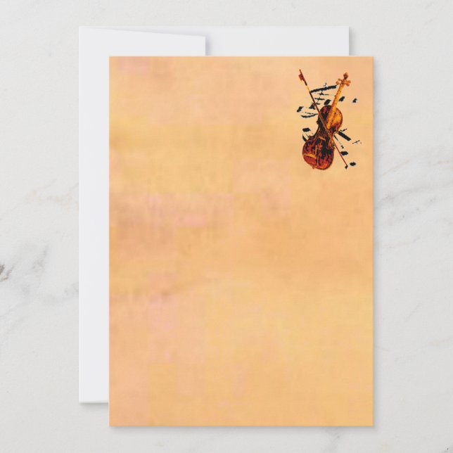 Violin Invitation (Front)