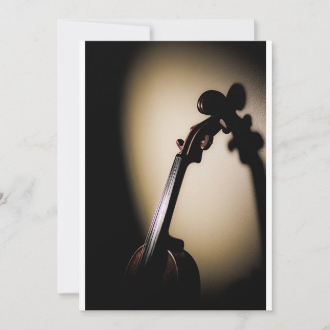 Violin Invitation Recital Notice (Front)