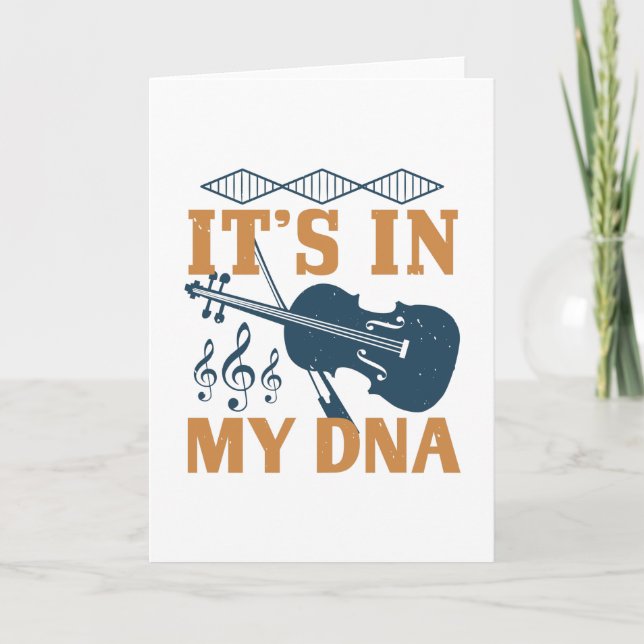 Violin - It's In My DNA Card (Front)