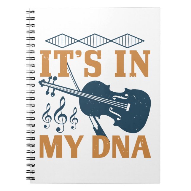 Violin - It's In My DNA Notebook (Front)