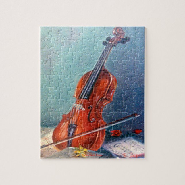 Violín Jigsaw Puzzle (Vertical)
