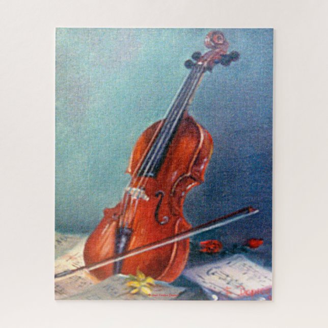 Violín Jigsaw Puzzle (Vertical)
