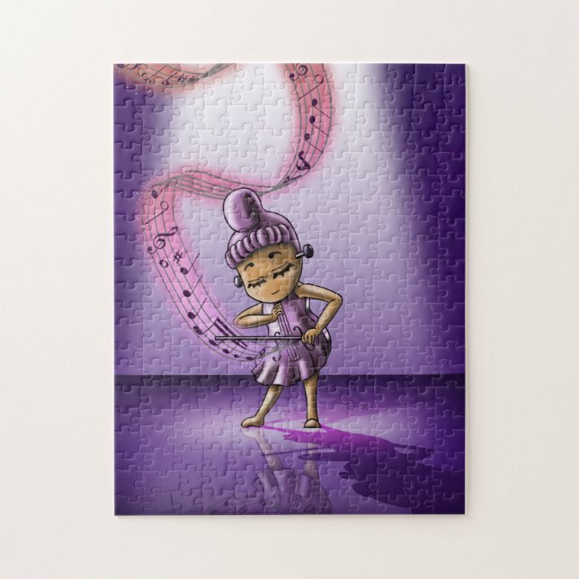 Violin Jigsaw Puzzle (Vertical)