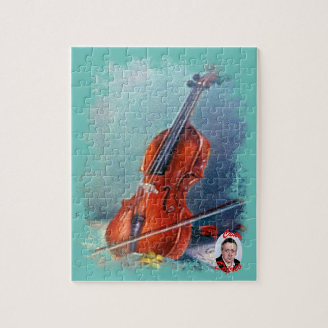Violín Jigsaw Puzzle (Vertical)