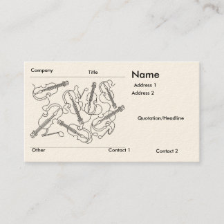 violin Just a little fiddle! Business Card