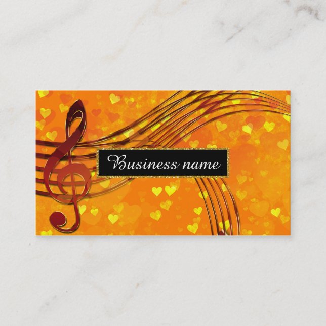 Violin key business card (Front)