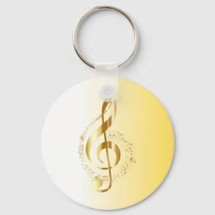 Violin key key ring