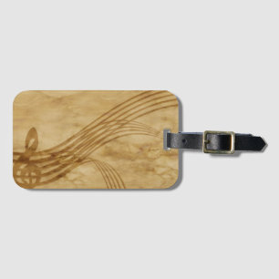 Violin key luggage tag