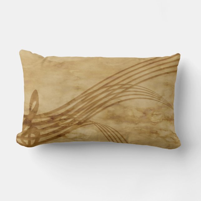 Violin key lumbar cushion (Front)