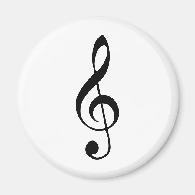 violin key music magnet (Front)