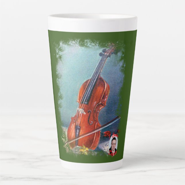 Violín Latte Mug (Front)