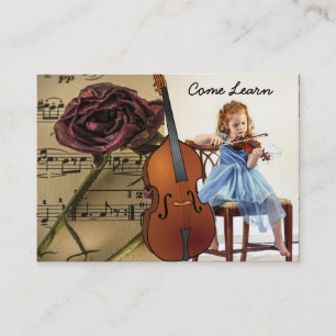 Violin Lesson Business Card