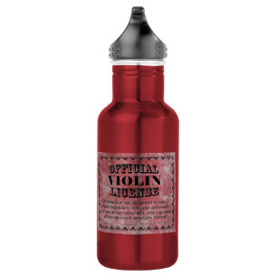 Violin License 532 Ml Water Bottle