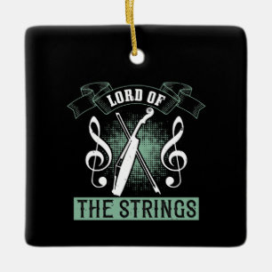 Violin - Lord Of The Strings Ceramic Ornament