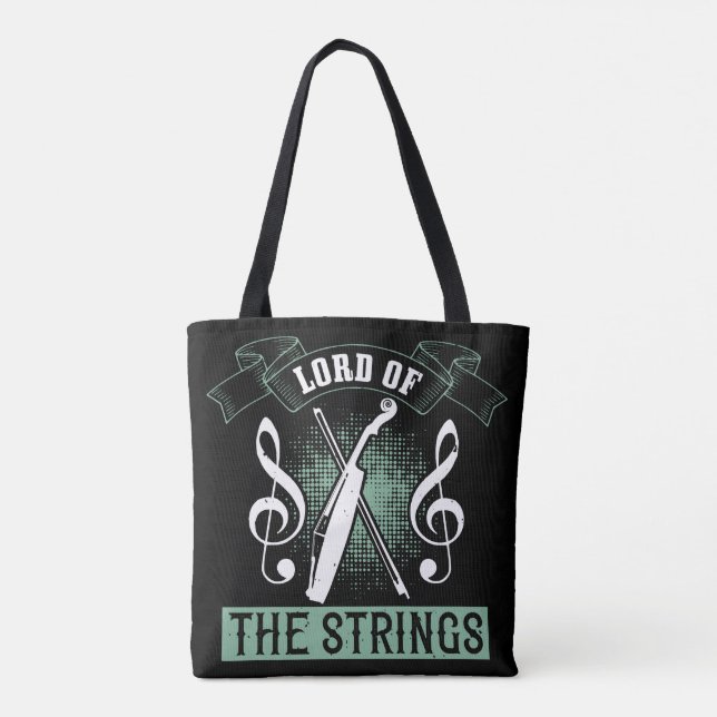 Violin - Lord Of The Strings Tote Bag (Back)