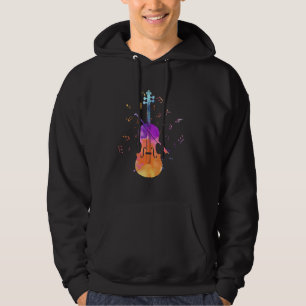 Violin Lover Art Player Squad Violinist Musicians Hoodie