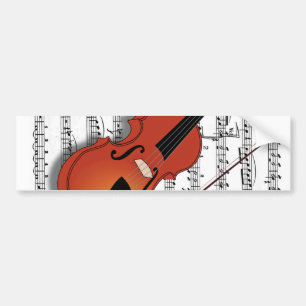 Violin Lover_ Bumper Sticker