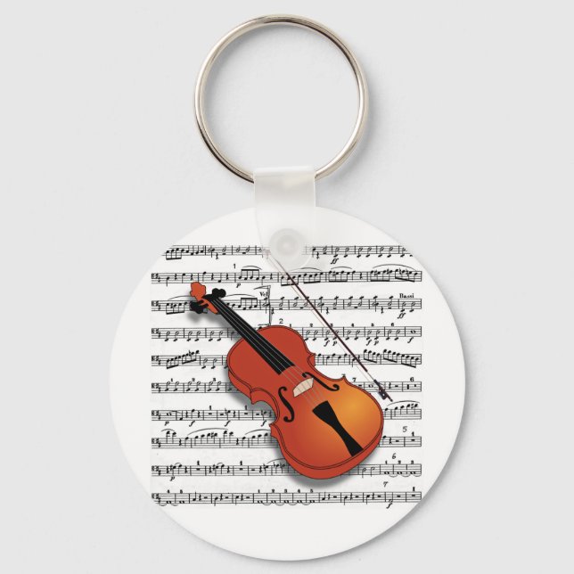 Violin Lover_ Key Ring (Front)
