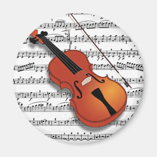Violin Lover_ Magnet