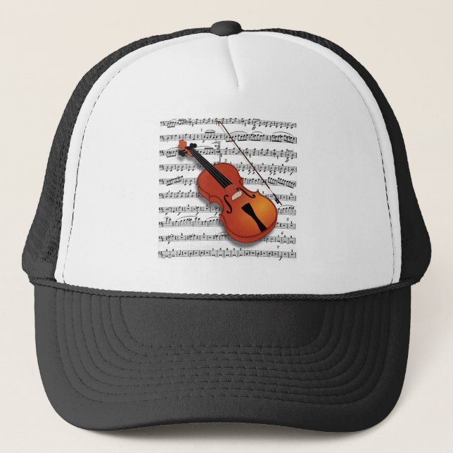 Violin Lover_ Trucker Hat (Front)