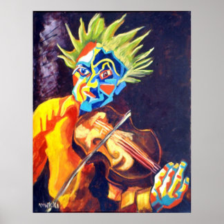 VIOLIN MAN POSTER