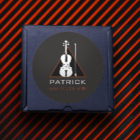 Violin minimal black triangle Modest Violinist