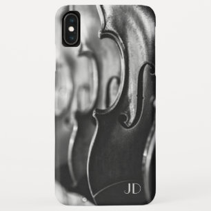Violin Monogram  iPhone XS Max Case