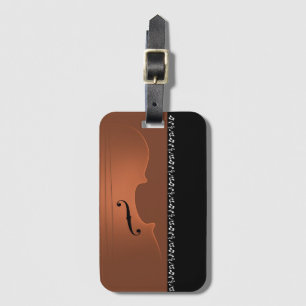 Violin Music Instrument Luggage Tag