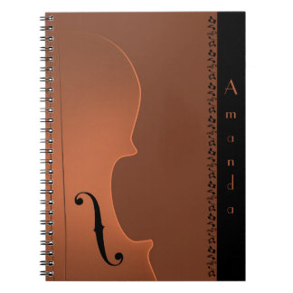 Violin Music Instrument (medium) Notebook