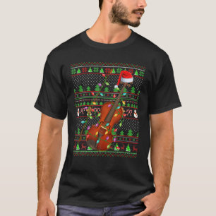 Violin Music Lover Family Matching Ugly Violin Chr T-Shirt