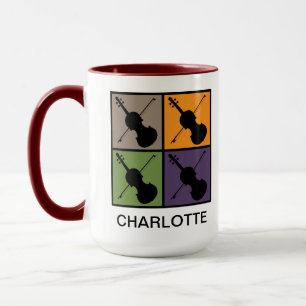 Violin Music Personalised Mug