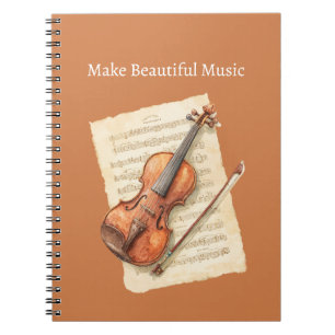 Violin Music Sheet Notebook