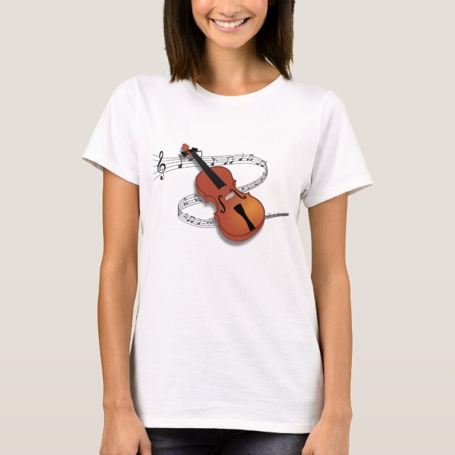 Violin Music T-Shirt (Front)