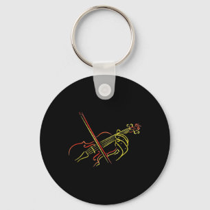 Violin Music Teacher String Orchestra Instructor N Key Ring
