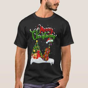 Violin Music Xmas Decorations Santa Violin Chris T-Shirt