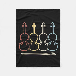 Violin Musician Music Fleece Blanket