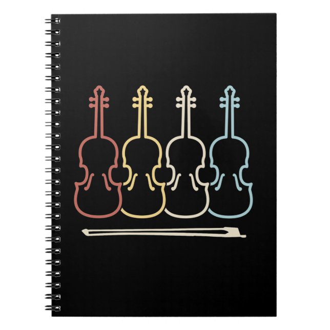 Violin Musician Music Notebook (Front)