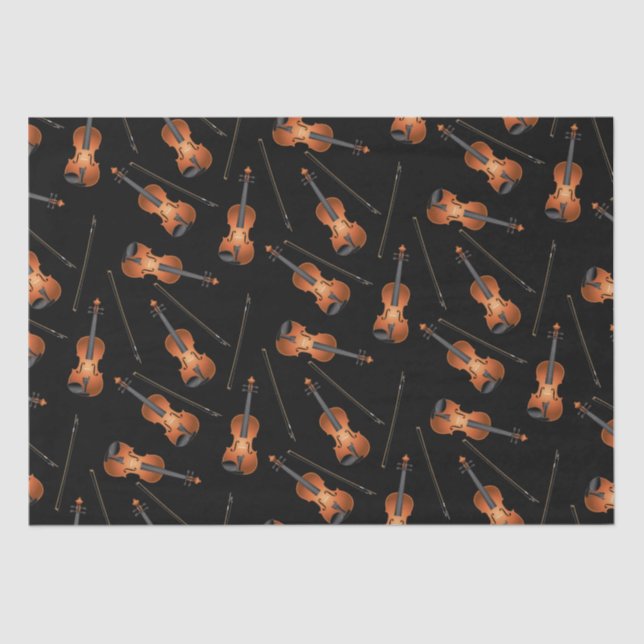 Violin Musician Teacher String Orchestra Tissue Pa Paper (Front)