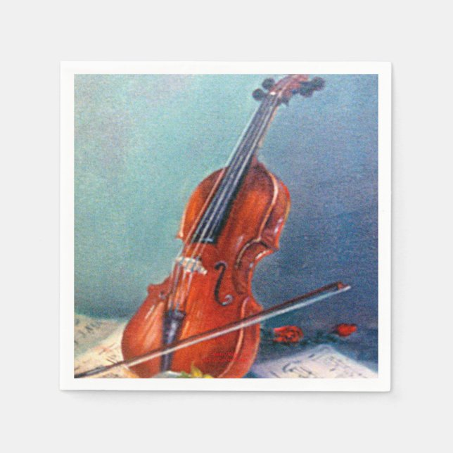 Violin Napkin (Front)