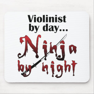 Violin Ninja Mouse Pad