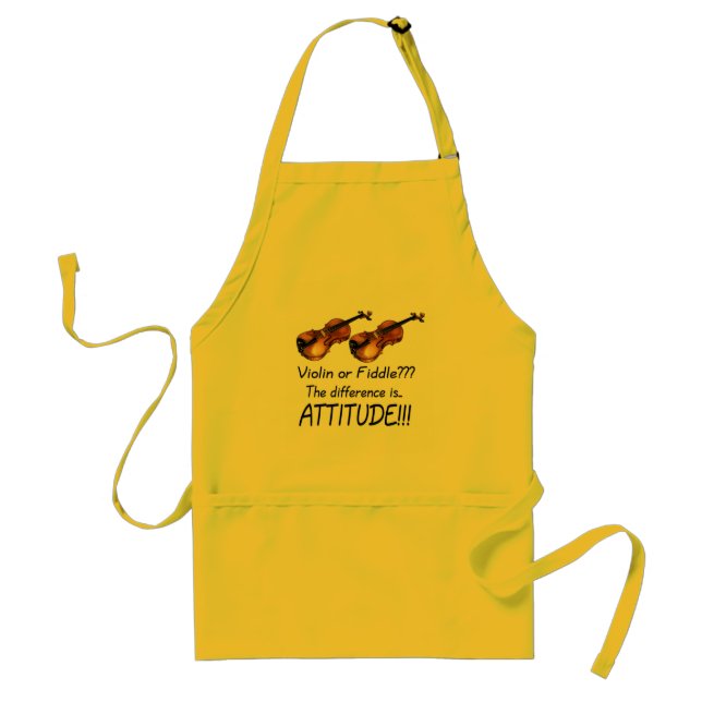 Violin or Fiddle??? Standard Apron (Front)
