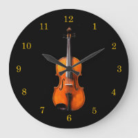 Violin or Viola Clock